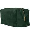 BG716 BagBase Velvet Toiletry/Accessory Case dark emerald colour image